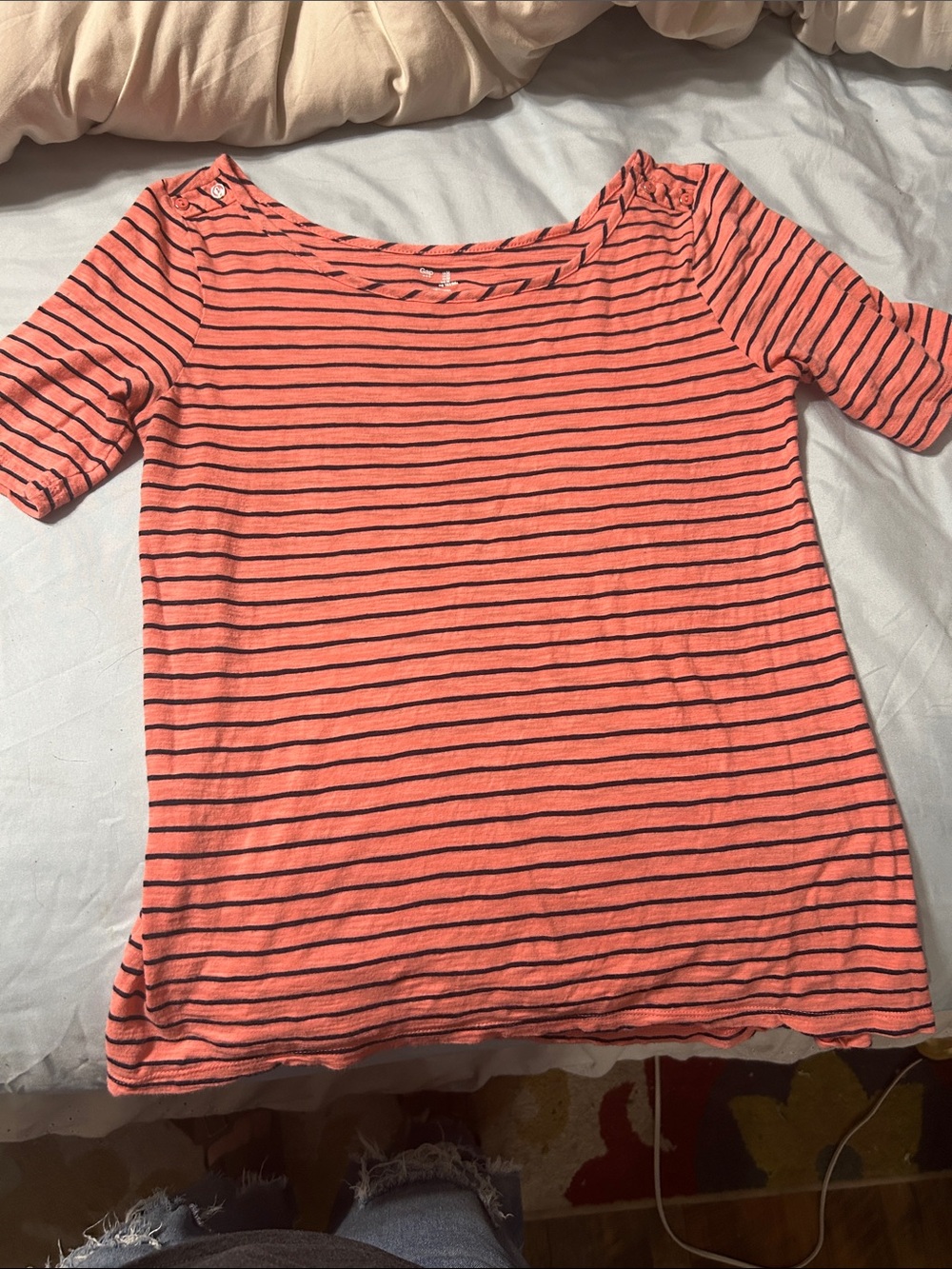 Boat neck t shirt